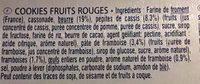 Les Cookies De La Mre Poulard Fruits Rouges Ingredients