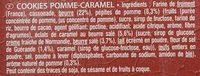 Les Cookies De La Mre Poulard Pomme-Caramel Ingredients
