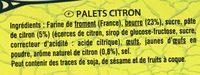 Les Palets De La Mre Poulard Citron Ingredients