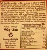 Crousti-caramel Ingredients