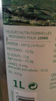 Pur Jus De Pomme Et Griotte Ingredients