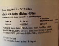 Glace  La Bire Divina Report Card