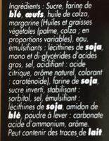 Gaufre Super Flash Ingredients