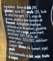 Madeleine Coquille Aux Oeufs Ingredients