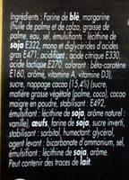 Gaufre Chocolat Fantasia Ingredients