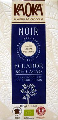 KAOKA Noir Ecuador 80% Cacao