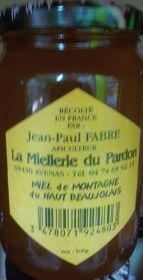 Miel De Montagne Du Haut-Beaujolais