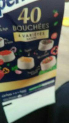 Bouches Fromage Lait Pasteuris 6 Varits, 31% De MG, APERIVRAIS, 40units