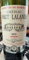 Blaye Ctes De Bordeaux 2010 Report Card