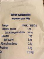 Farine De Bl Suprme Ingredients