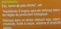 Panisse Nature Bio Ingredients