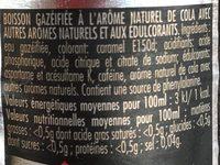 Breizh Cola Zro Ingredients