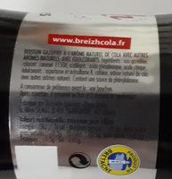 Breizh Cola Sans Sucres Ingredients