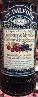 Produit  Tartiner Cranberry & Myrtilles Report Card
