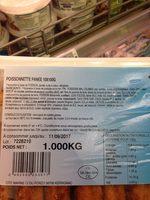 Poissonnette Panee 10x100G Ingredients