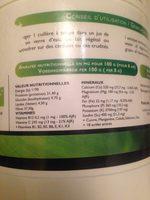 Jus D'Herbe De Bl Ingredients
