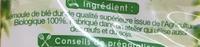 Coquillettes Ingredients