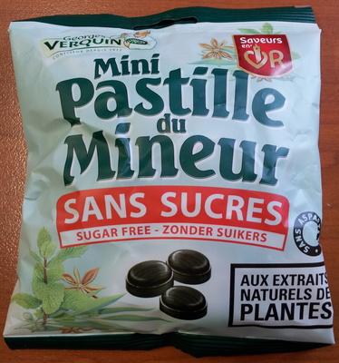 Mini Pastille Du Mineur Sans Sucres