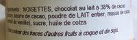 Pte  Tartiner Vritable Chocolat Au Lait Et Noisettes Ingredients