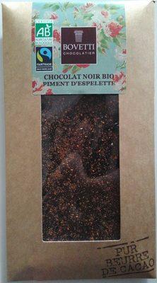 Chocolat Noir Bio Piment D'Espelette