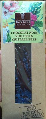 Chocolat Noir Violettes Cristallises