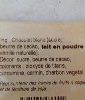 Chocolat Blanc Dcor Pain D'pices Ingredients