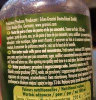 Granini Pear Juice 1Ltr Ingredients