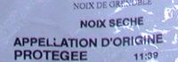 Noix Bio Ingredients