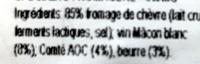 Fromage Fort De Chvre Ingredients