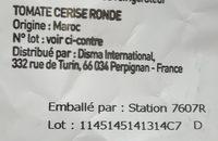 Tomates Gourmet Ingredients