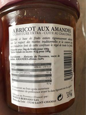 Confiture D'abricot Aux Amandes