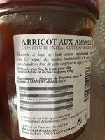Confiture D'abricot Aux Amandes Ingredients