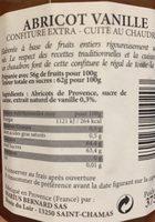 Confiture D'abricot A La Vanille Ingredients