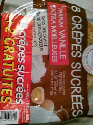 Crepes Sucrees X8 Daniel Dessaint +2 Gratuites