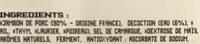 Jambon Cuit Suprieur Dcouenn Dgraiss Ingredients