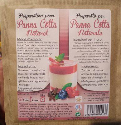 Prparation Pour Panna Cotta Naturel