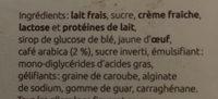 Creme Glacee Au Cafe Ingredients
