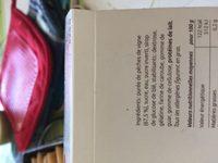 Sorbet Pche De Vigne Ingredients