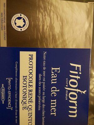 Eau De Mer Isotonique - 30 Ampoules - Fitoform