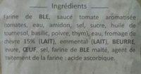 Fougassette Chvre Ingredients