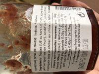 Confiture Ardechoise Fraise Ingredients