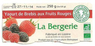 Yaourt De Brebis Aux Fruits Rouges