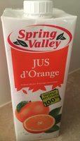 Jus D'orange 100% Jus Report Card