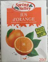 Jus D'orange 100% Jus Report Card