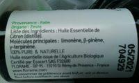 Huile Essentielle - Menthe Poivre Bio - 10ML - Florame Ingredients