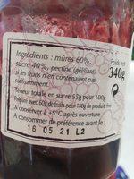 Confiture Extra Mres Ingredients