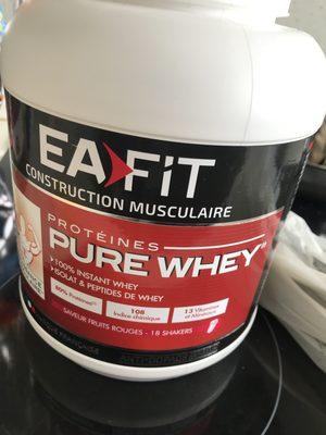 Eafit Pure Whey Croissance Musculaire Max Yaourt Fruits Rouges