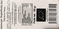 Mlange De Superfruits Bio 180g-philia Ingredients