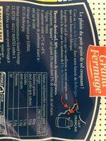 Beurre Moul Grand Fermage, Cristaux Sel Noirmoutier Ingredients