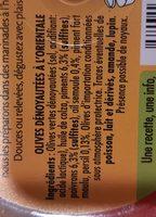 Olives  L'orientale Ingredients